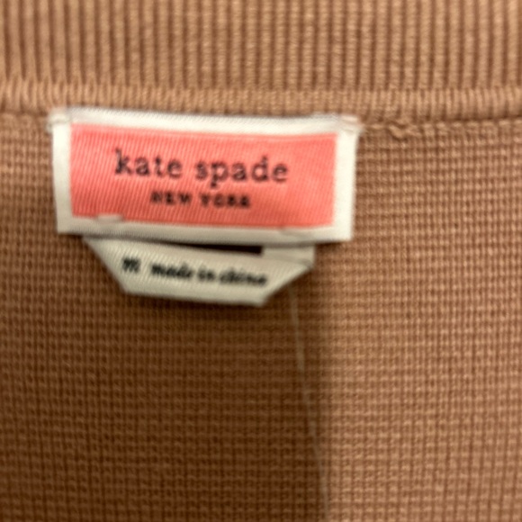 NWT Kate Spade Classic Tan Cape Coat - Picture 4 of 6